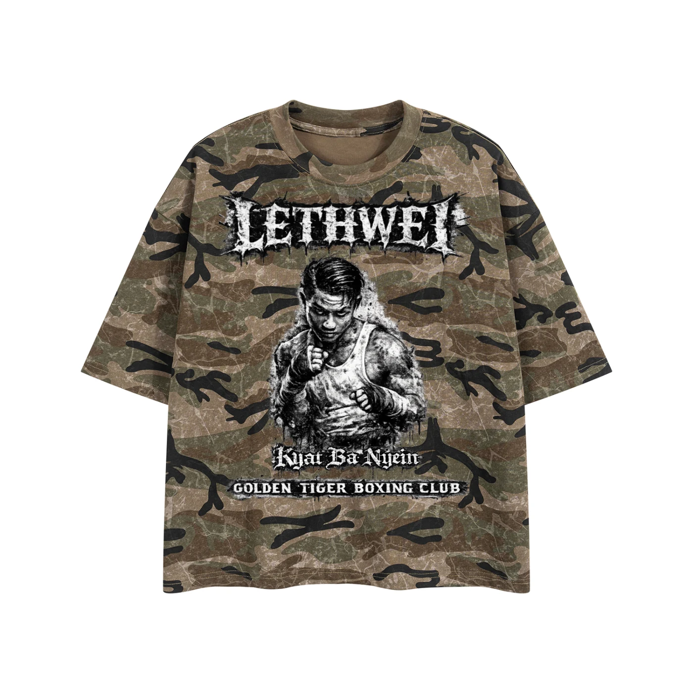 LETHWEI® Tiger Boxing Tee — front